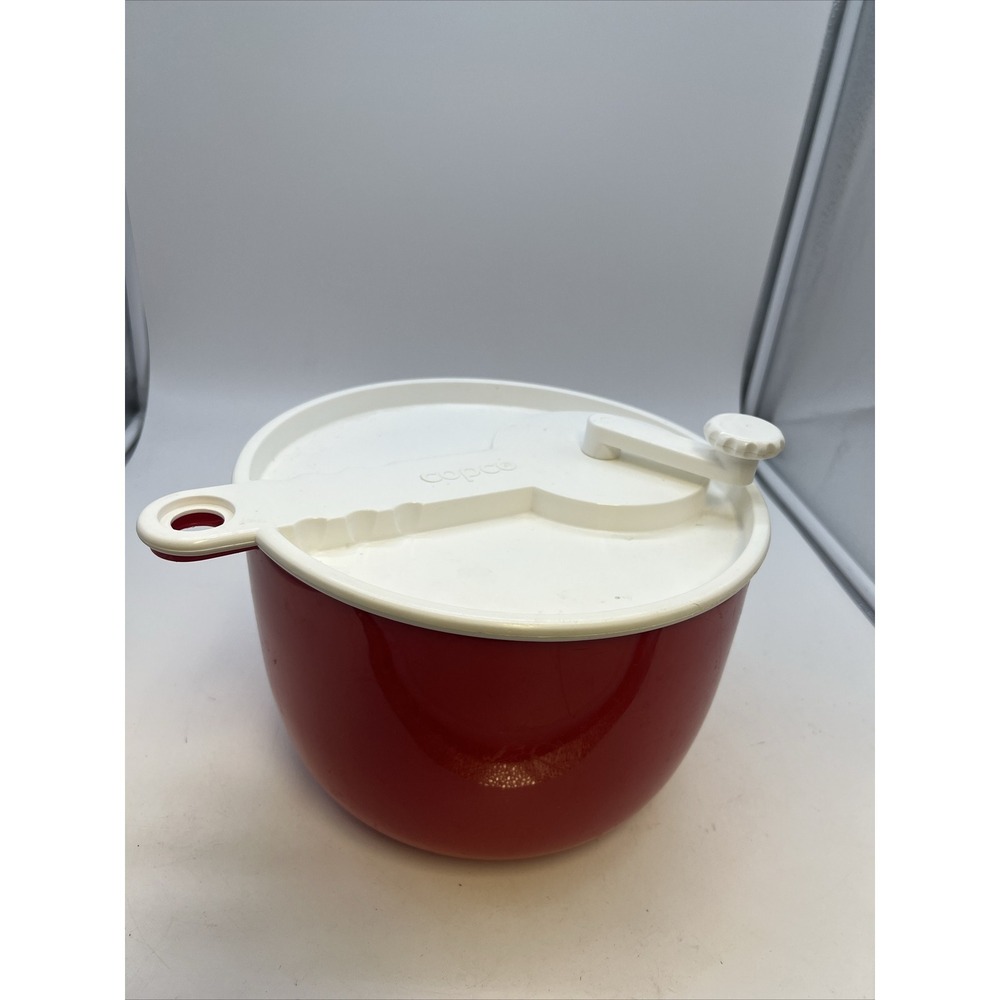 Copco Salad Spinner Sam Lebowitz #604 USA Red  Pre-owned